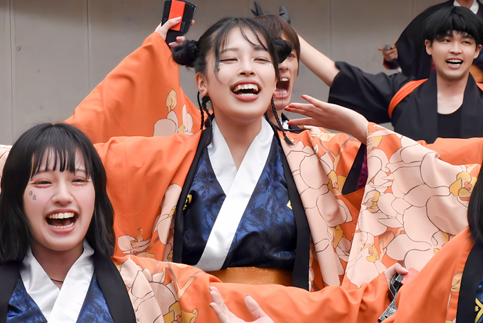 よさこい衣装・祭り衣装　　島根県立大学 よさこい橙蘭様 