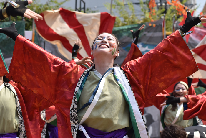 よさこい衣装・祭り衣装　　岡山うらじゃ連旭様 