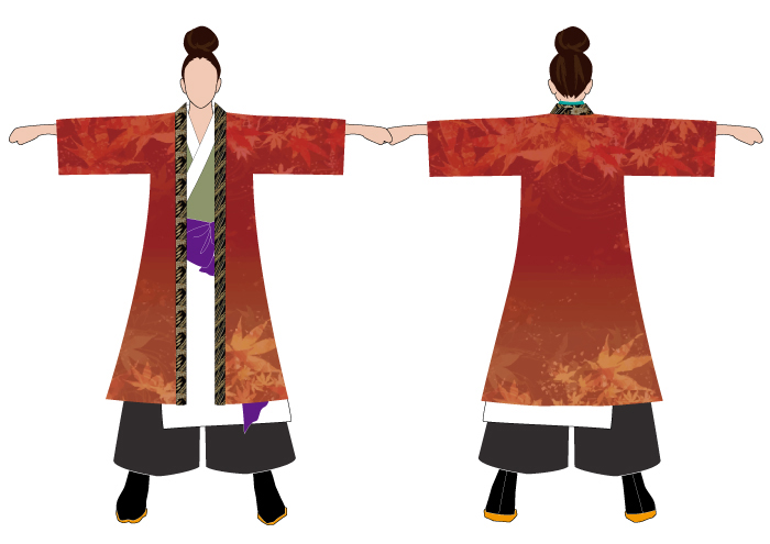 よさこい衣装・祭り衣装　　岡山うらじゃ連旭様 