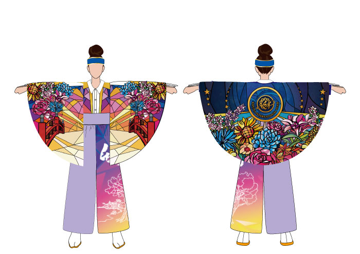 よさこい衣装・祭り衣装　　高知県よさこいアンバサダー絆国際チーム様 