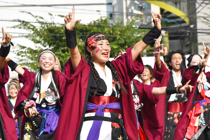 よさこい衣装・祭り衣装　　岡山うらじゃ連楽鬼様 
