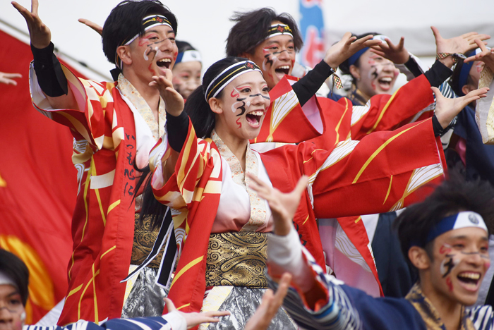 よさこい衣装・祭り衣装　　岡山うらじゃ連蓮雫様 