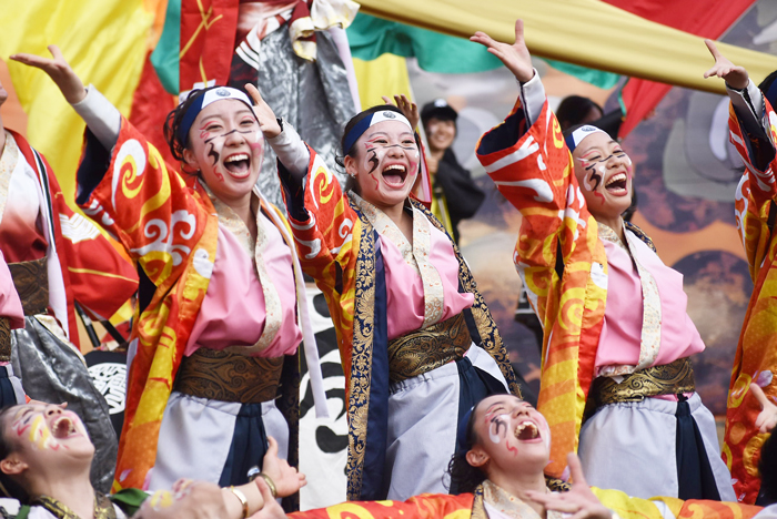 よさこい衣装・祭り衣装　　岡山うらじゃ連蓮雫様 