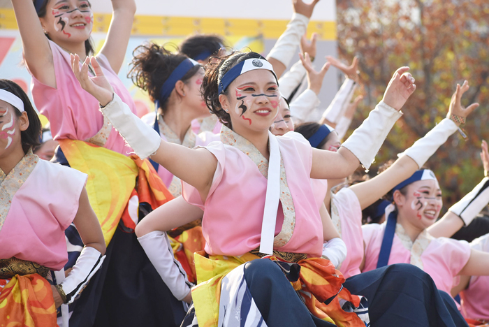 よさこい衣装・祭り衣装　　岡山うらじゃ連蓮雫様 