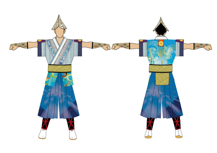 よさこい衣装・祭り衣装　　よんでんグループ様 
